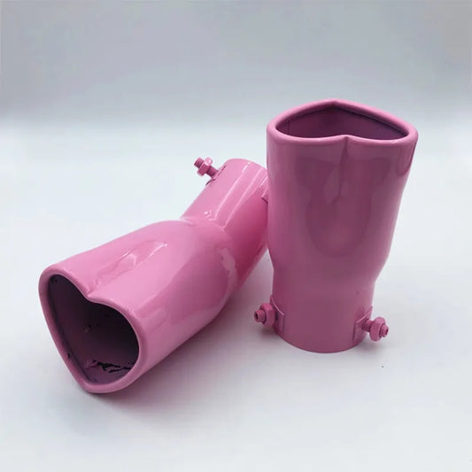 Pink Hearts Exhaust Tips (2.5 inch)