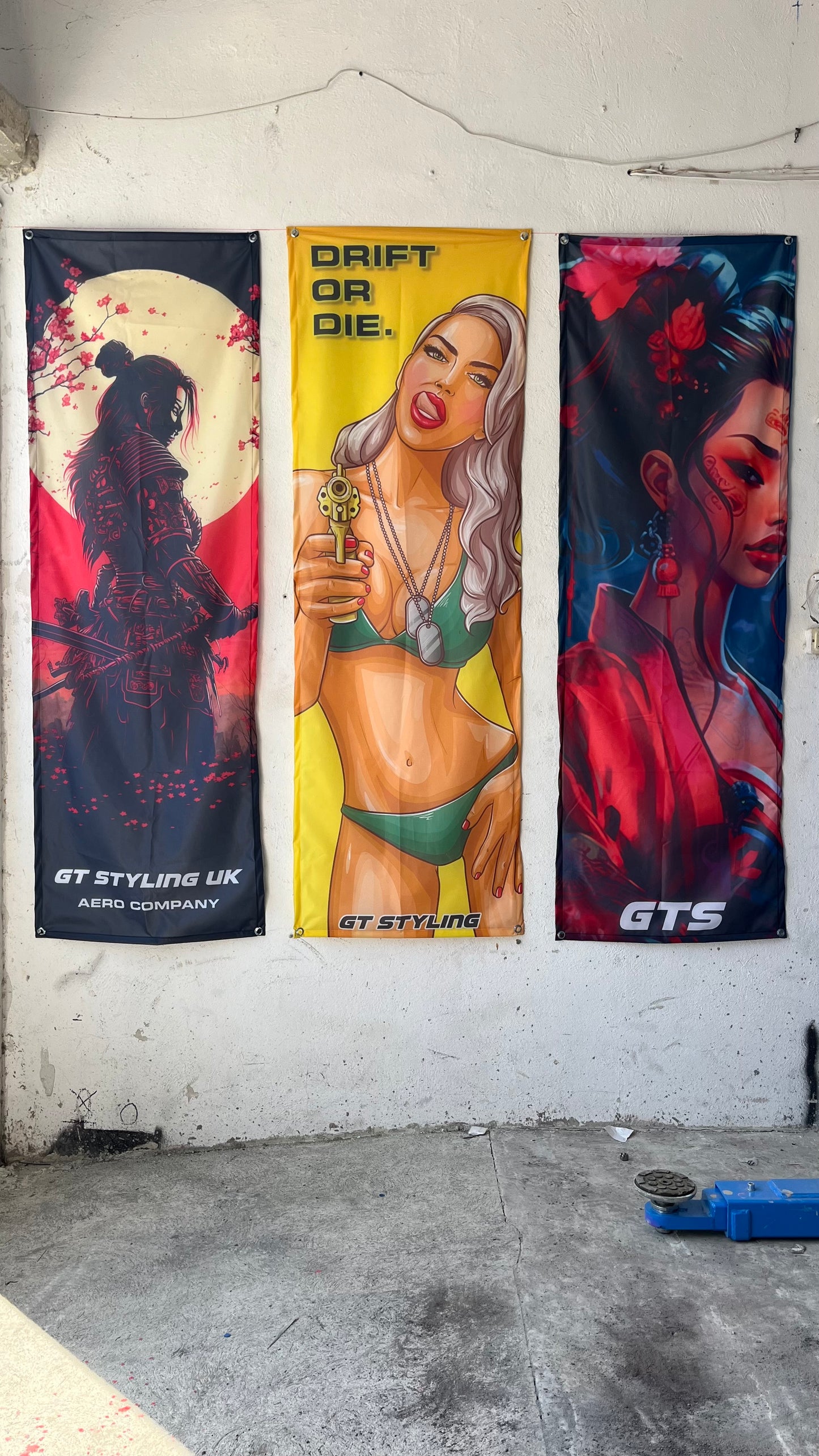 GTS Drift Workshop Banners / Wall Art / Nobori flags